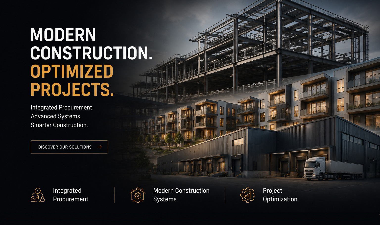 Modern construction and optimized projects